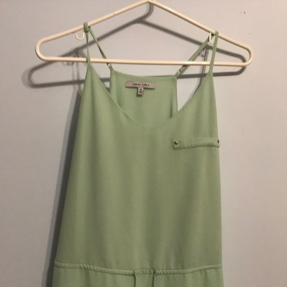 Naked zebra mint green dress